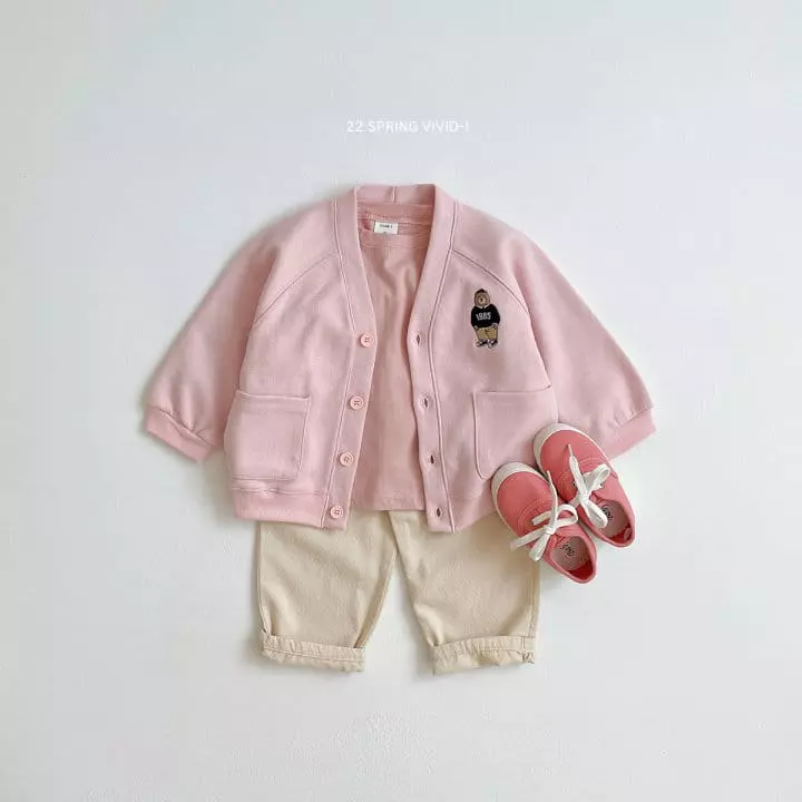 Vivid I - Korean Children Fashion - #Kfashion4kids - Letter Single Tee - 10