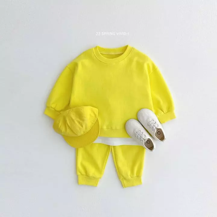 Vivid I - Korean Children Fashion - #Kfashion4kids - Spring Vivid Top Bottom Set - 9