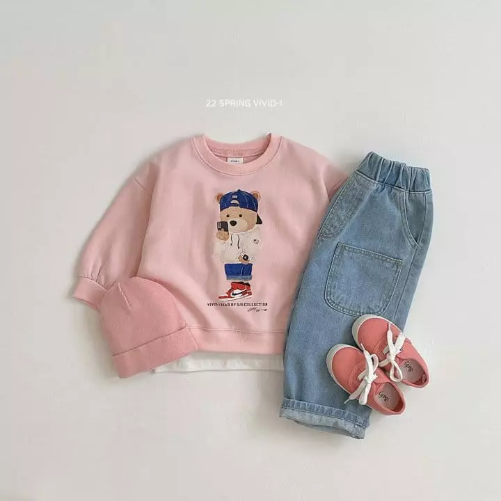 Vivid I - Korean Children Fashion - #kidzfashiontrend - Spring Wide Jeans - 4