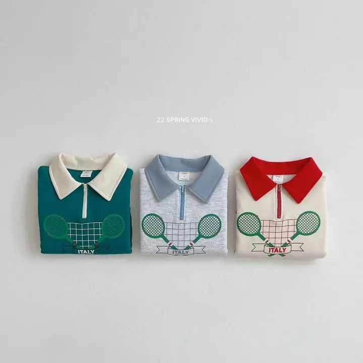 Vivid I - Korean Children Fashion - #childofig - Tennis Collar Sweatshirt - 10