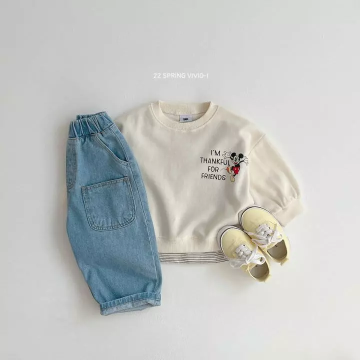Vivid I - Korean Children Fashion - #childofig - Disney Circle Sweatshrit - 5