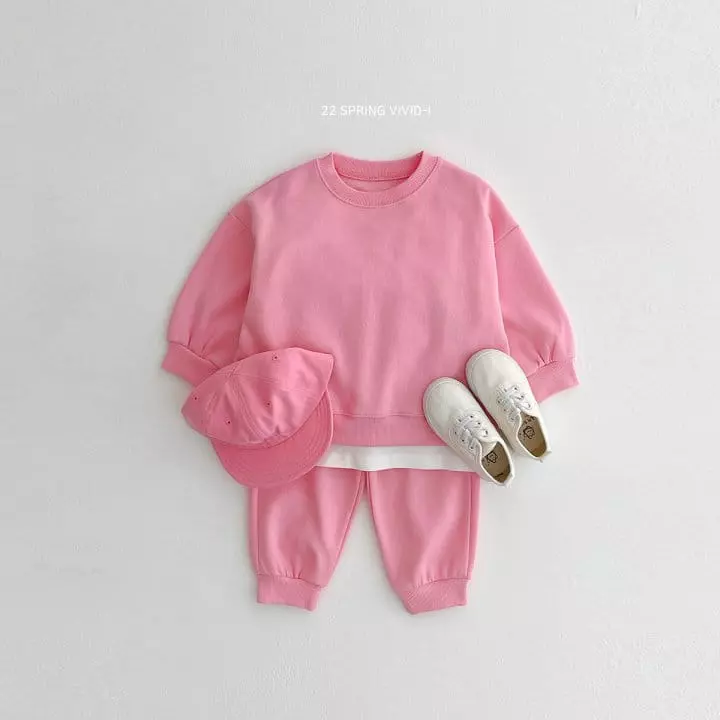 Vivid I - Korean Children Fashion - #childofig - Spring Vivid Top Bottom Set