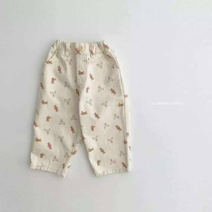 Vivid I - Korean Children Fashion - #childofig - Bear Jeans - 2