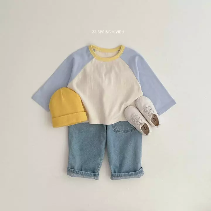 Vivid I - Korean Children Fashion - #childrensboutique - Raglan Tee - 5