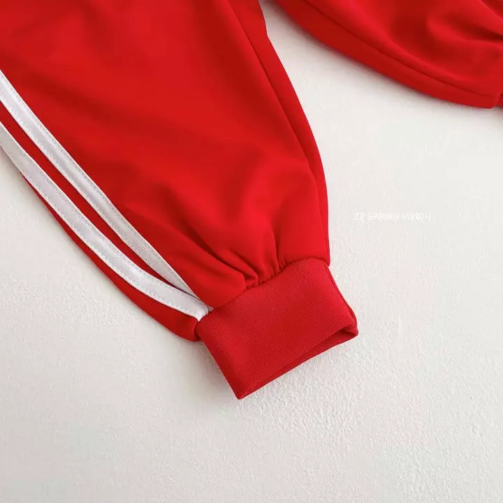 Vivid I - Korean Children Fashion - #designkidswear - Line Training Pants - 8