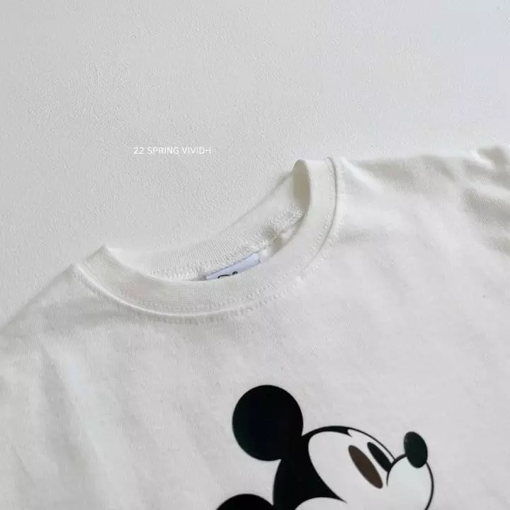 Vivid I - Korean Children Fashion - #discoveringself - Color Disney Tee - 9