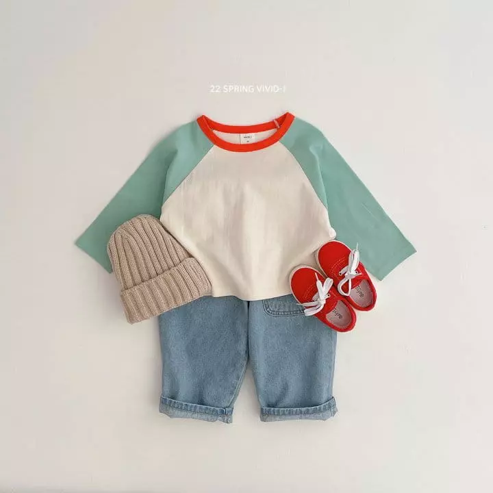 Vivid I - Korean Children Fashion - #discoveringself - Raglan Tee - 7