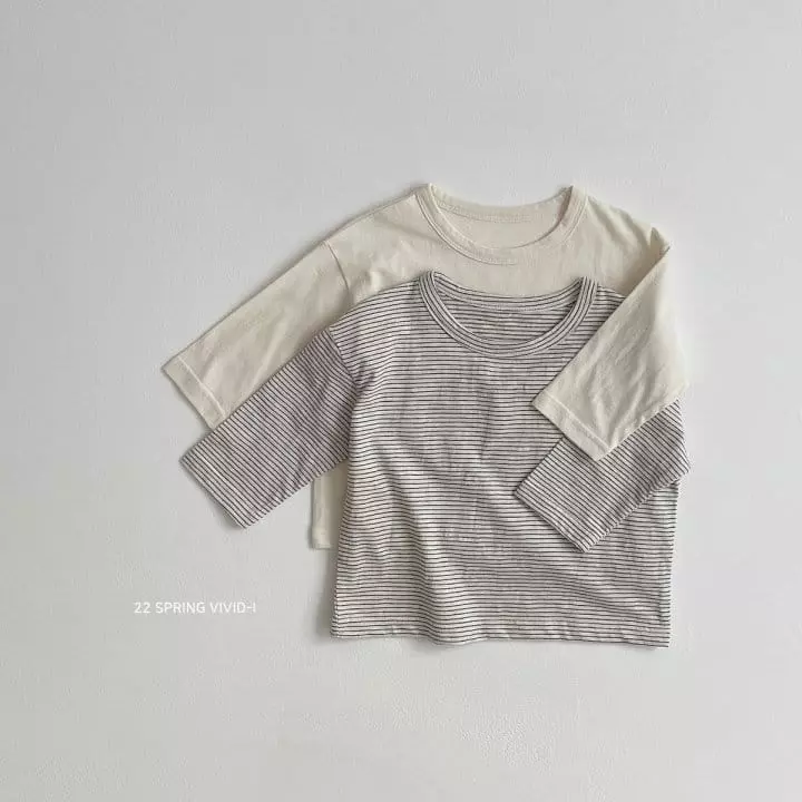 Vivid I - Korean Children Fashion - #discoveringself - 1+1 Tee - 6
