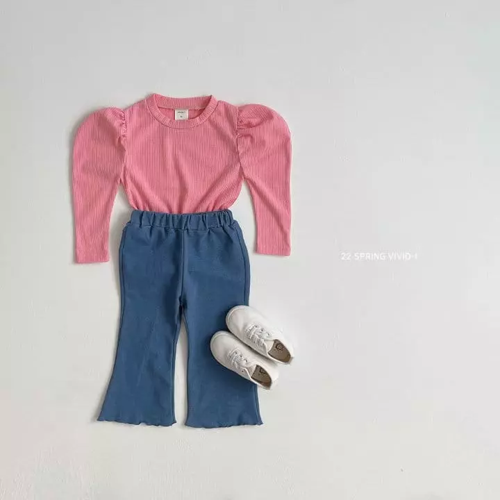 Vivid I - Korean Children Fashion - #discoveringself - Terry Wide Pants - 8
