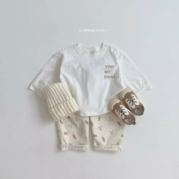 Vivid I - Korean Children Fashion - #discoveringself - Bear Jeans - 5