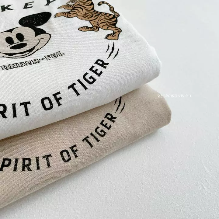 Vivid I - Korean Children Fashion - #fashionkids - Disney Tiger Tee - 2