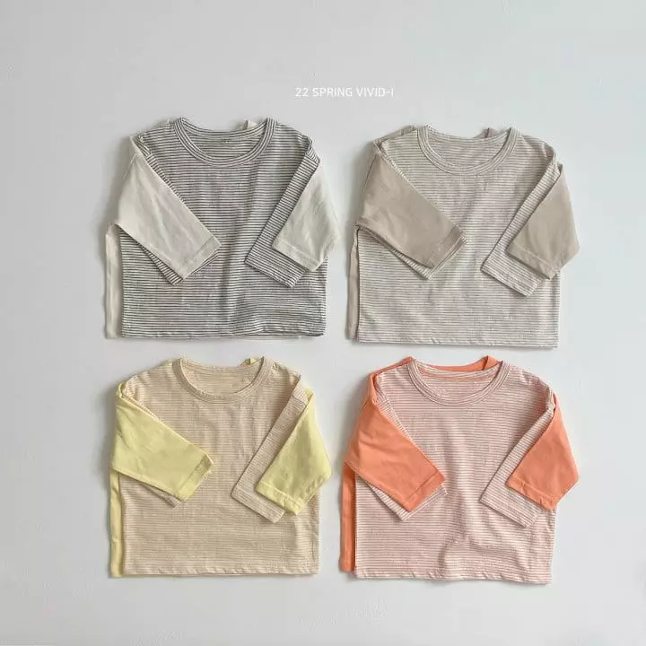 Vivid I - Korean Children Fashion - #fashionkids - 1+1 Tee - 7