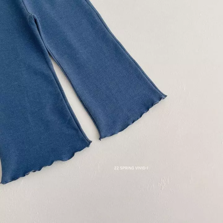 Vivid I - Korean Children Fashion - #kidsshorts - Terry Wide Pants - 10