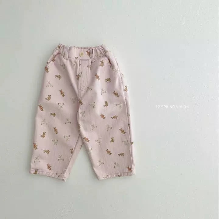 Vivid I - Korean Children Fashion - #kidsshorts - Bear Jeans - 7