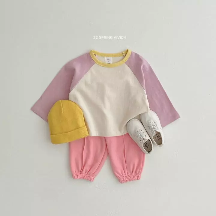 Vivid I - Korean Children Fashion - #kidsstore - Raglan Tee - 10