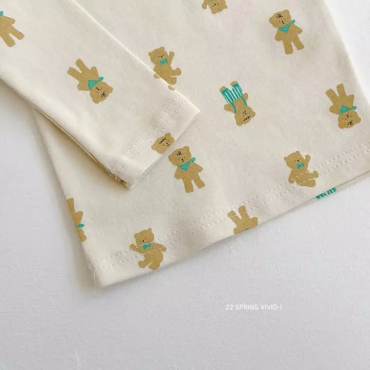 Vivid I - Korean Children Fashion - #kidzfashiontrend - Bear Check Easywear - 5