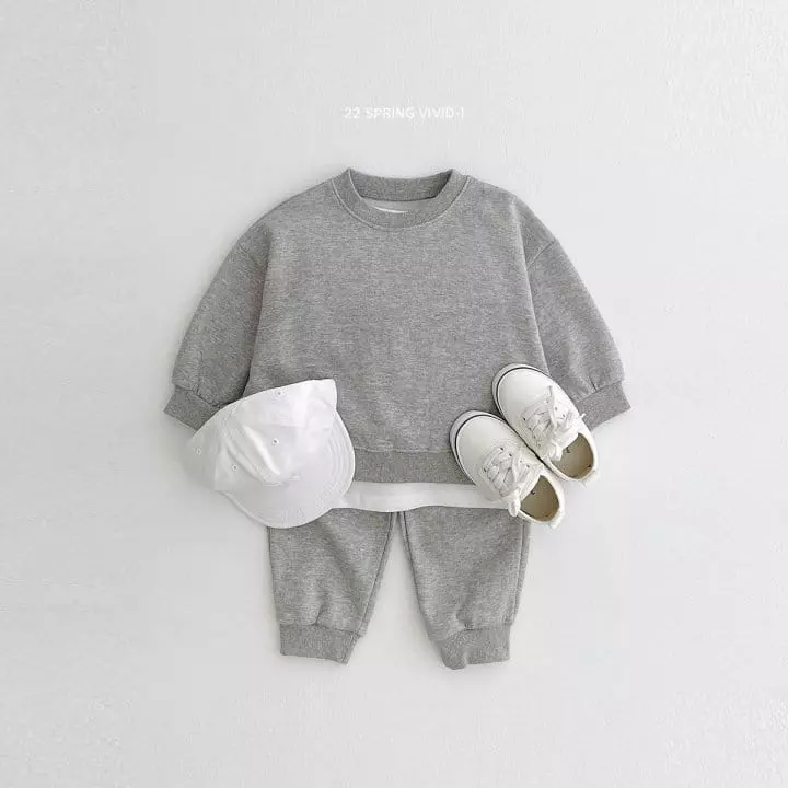 Vivid I - Korean Children Fashion - #kidzfashiontrend - Spring Vivid Top Bottom Set - 8