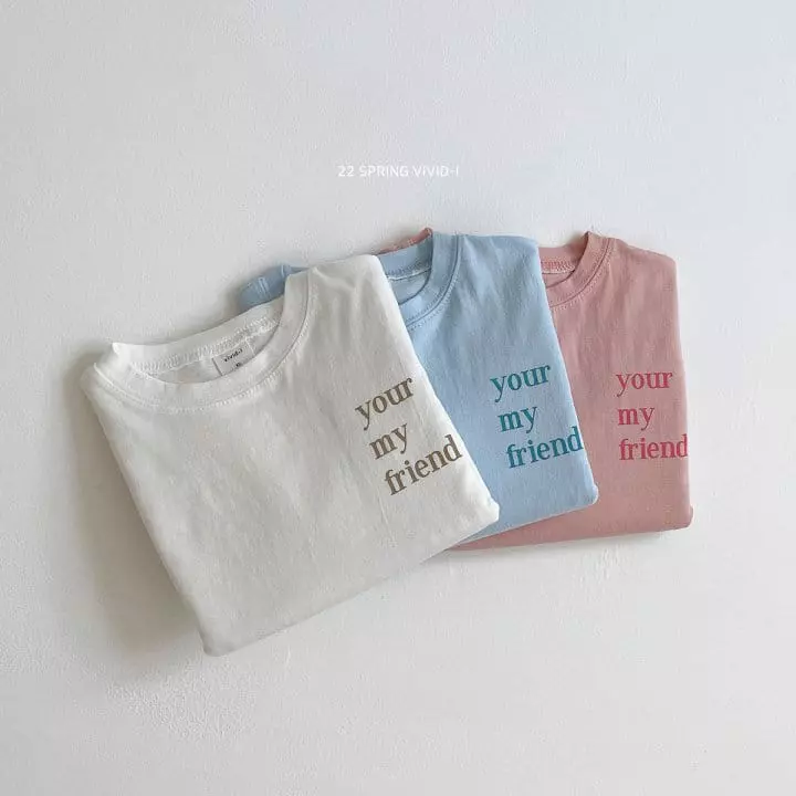 Vivid I - Korean Children Fashion - #littlefashionista - Letter Single Tee - 11