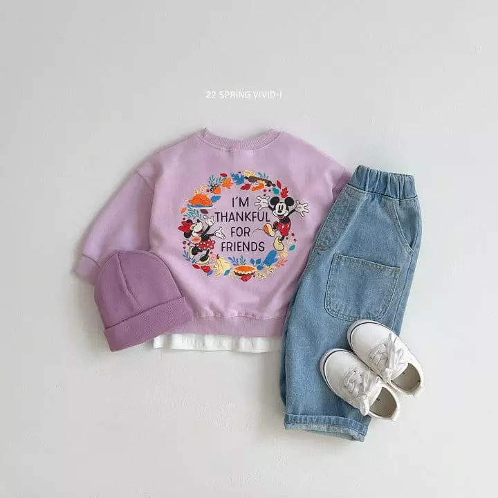 Vivid I - Korean Children Fashion - #littlefashionista - Spring Wide Jeans - 5