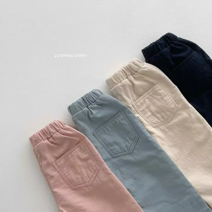 Vivid I - Korean Children Fashion - #littlefashionista - 22 Spring Vivid Cotton Pants