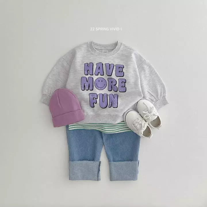 Vivid I - Korean Children Fashion - #magicofchildhood - Have Fun Sweatshirt - 7