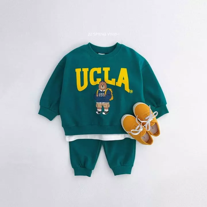 Vivid I - Korean Children Fashion - #magicofchildhood - UGLA Top Bottom Set - 3