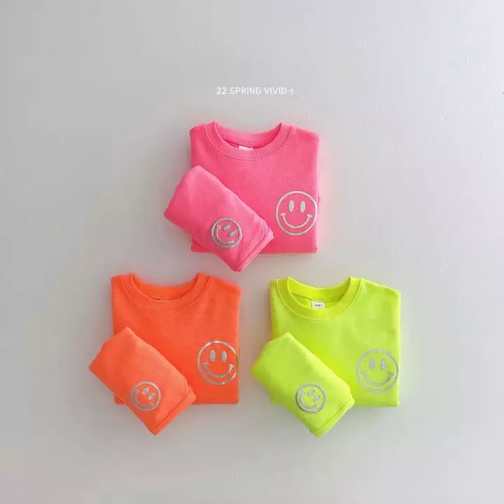 Vivid I - Korean Children Fashion - #magicofchildhood - Smile Shorts Top Bottom Set - 2