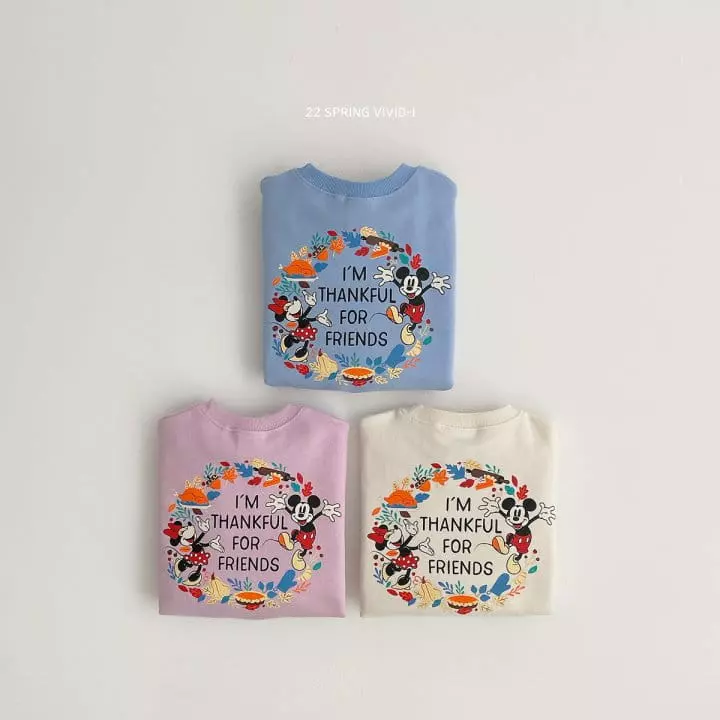 Vivid I - Korean Children Fashion - #prettylittlegirls - Disney Circle Sweatshrit