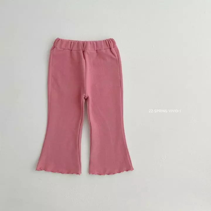 Vivid I - Korean Children Fashion - #prettylittlegirls - Terry Wide Pants