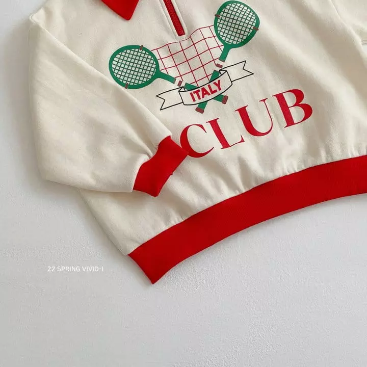 Vivid I - Korean Children Fashion - #stylishchildhood - Tennis Collar Sweatshirt - 9