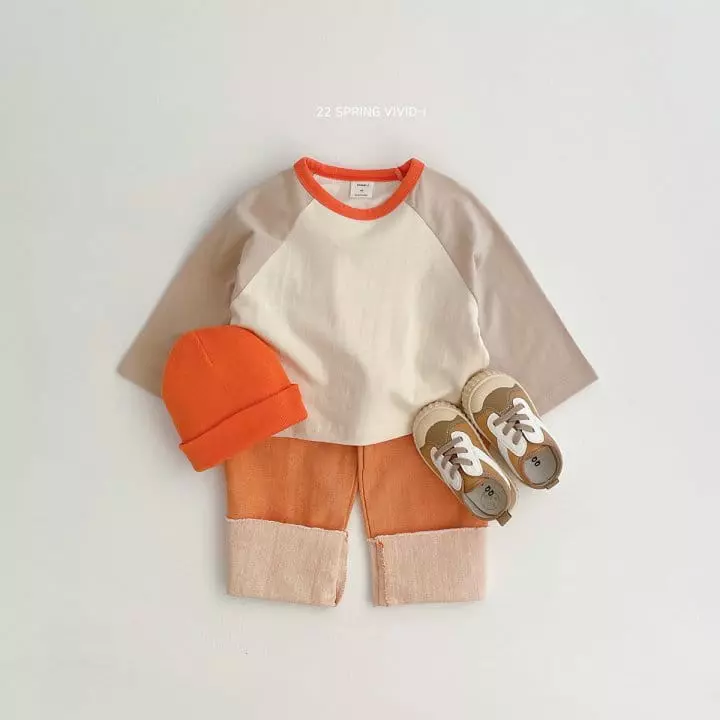 Vivid I - Korean Children Fashion - #stylishchildhood - Raglan Tee - 3