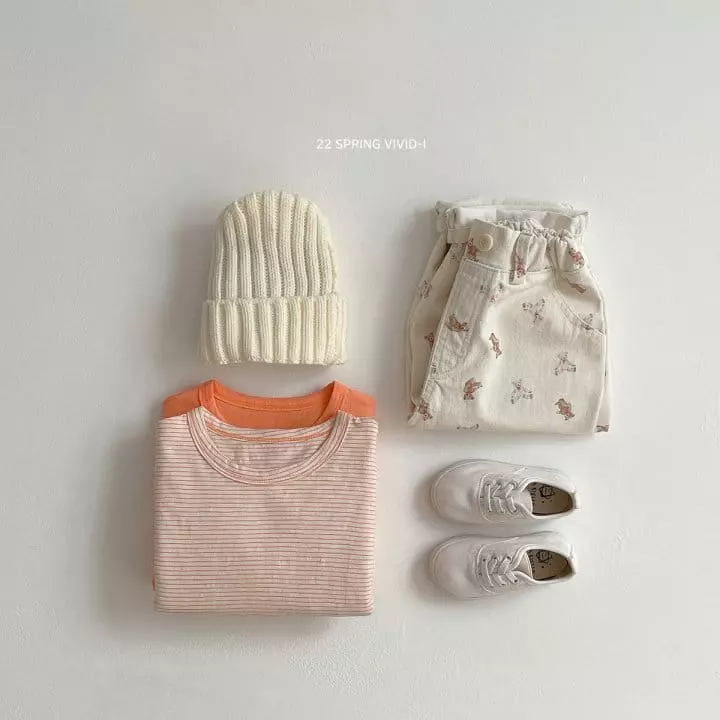 Vivid I - Korean Children Fashion - #stylishchildhood - 1+1 Tee - 2