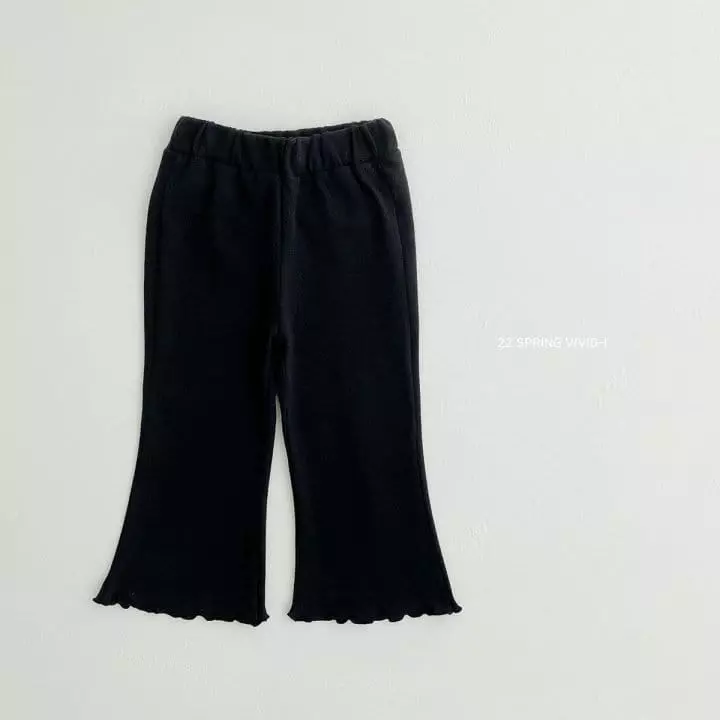 Vivid I - Korean Children Fashion - #toddlerclothing - Terry Wide Pants - 4