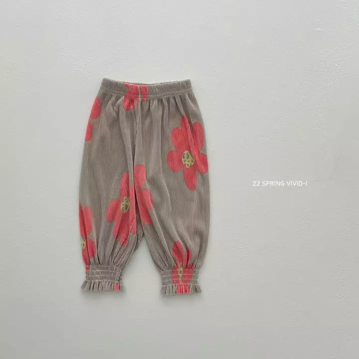Vivid I - Korean Children Fashion - #stylishchildhood - Paint Pleats Pants - 3