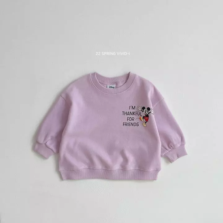 Vivid I - Korean Children Fashion - #toddlerclothing - Disney Circle Sweatshrit - 3