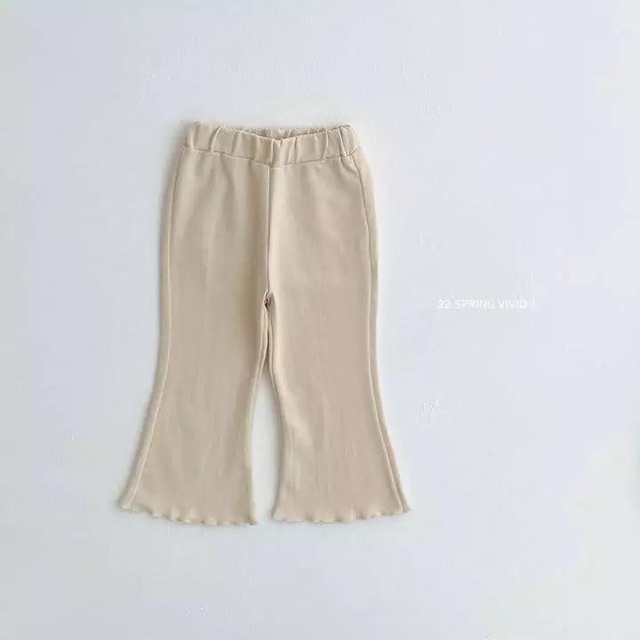 Vivid I - Korean Children Fashion - #toddlerclothing - Terry Wide Pants - 3