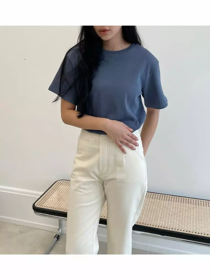 Waterbar - Korean Women Fashion - #momslook - Zaba Straight Pants