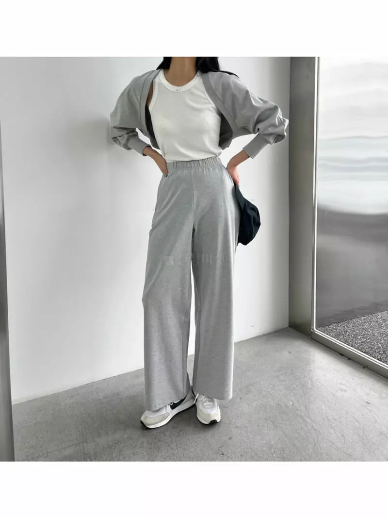 Waterbar - Korean Women Fashion - #momslook - Clean Banding Pants - 2