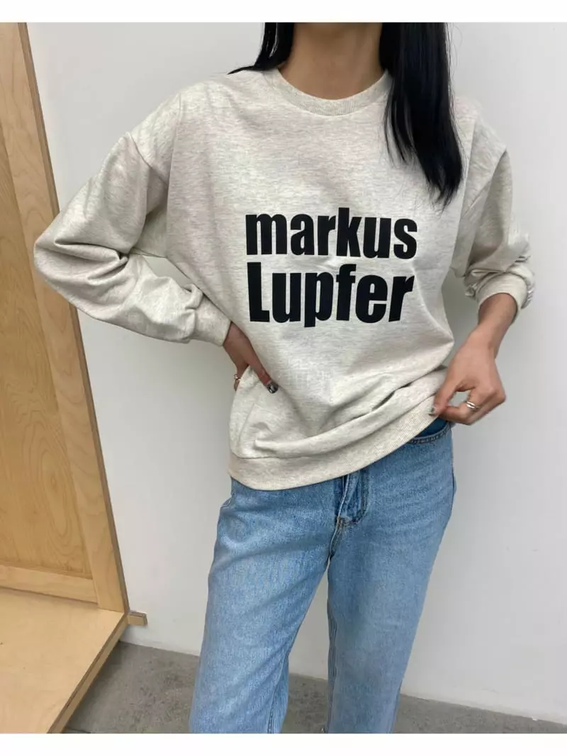 Waterbar - Korean Women Fashion - #momslook - Marcus Sweatshirt