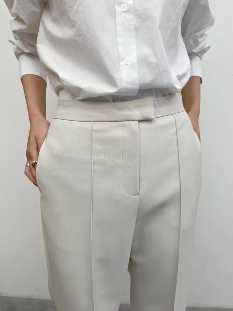 Waterbar - Korean Women Fashion - #pursuepretty - Sandra Pin Tuck Pants - 3