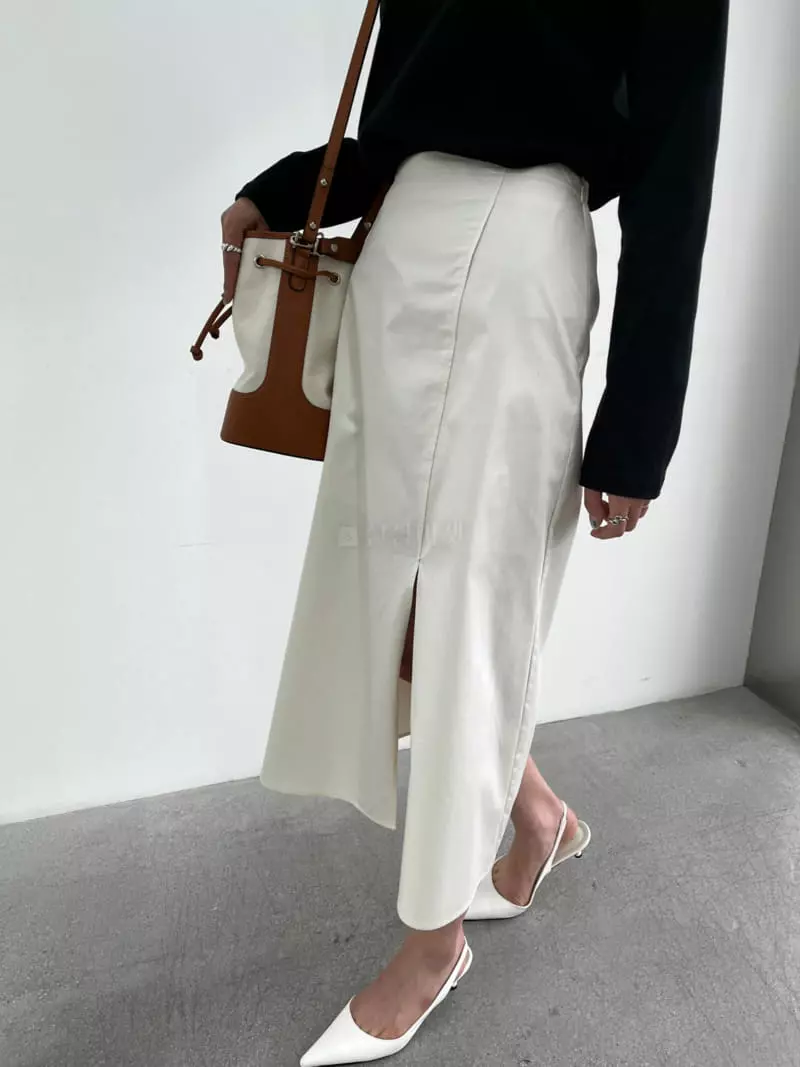 Waterbar - Korean Women Fashion - #pursuepretty - Eddy Open Skirt - 2