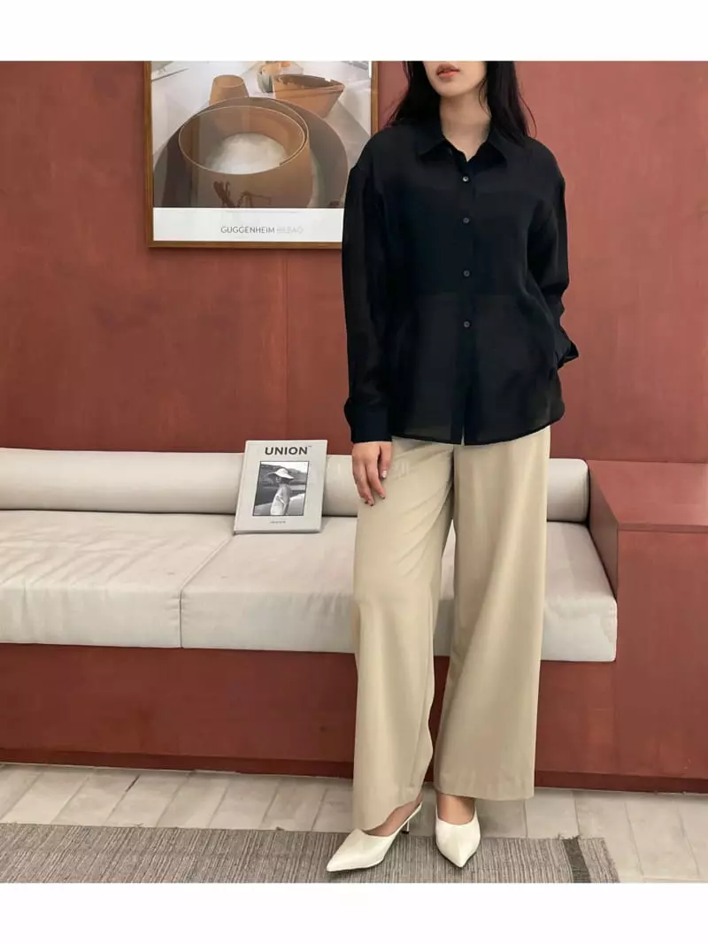 Waterbar - Korean Women Fashion - #restrostyle - Marong Wide Pants - 2