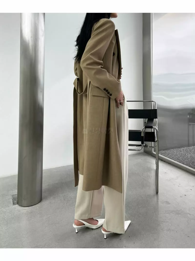 Waterbar - Korean Women Fashion - #shopsmall - Pepper Long Coat - 3