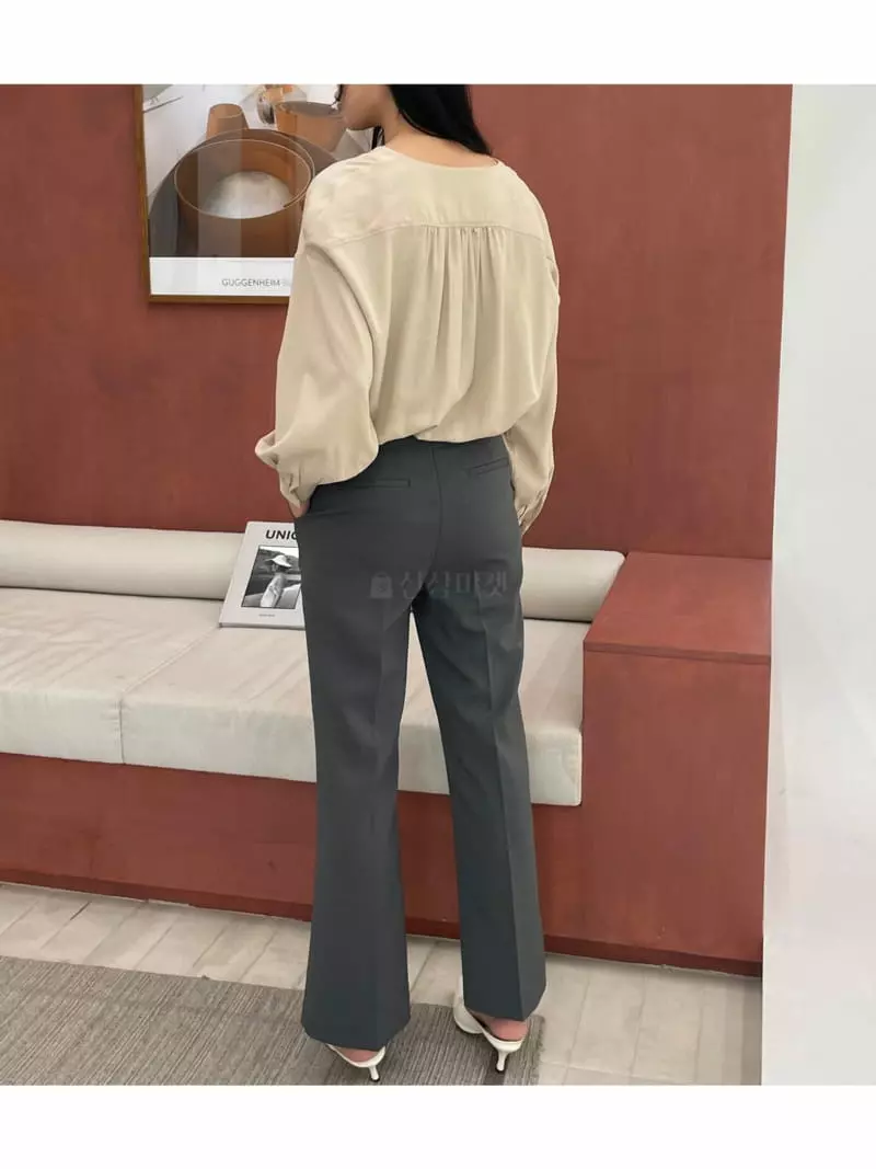 Waterbar - Korean Women Fashion - #vintageinspired - Sandra Pin Tuck Pants