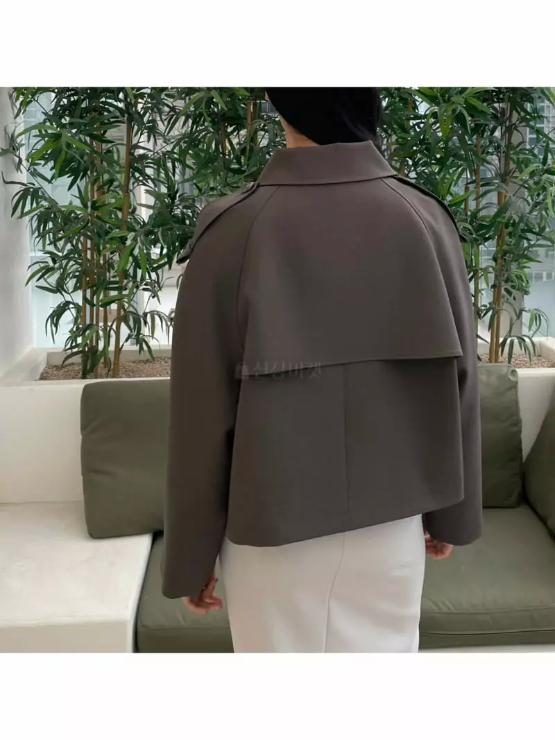 Waterbar - Korean Women Fashion - #womensfashion - Easy Double Shot Trench Coat - 3