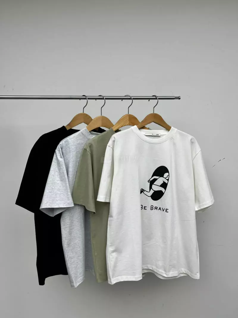 Waterbar - Korean Women Fashion - #momslook - Brave Print Tee - 4