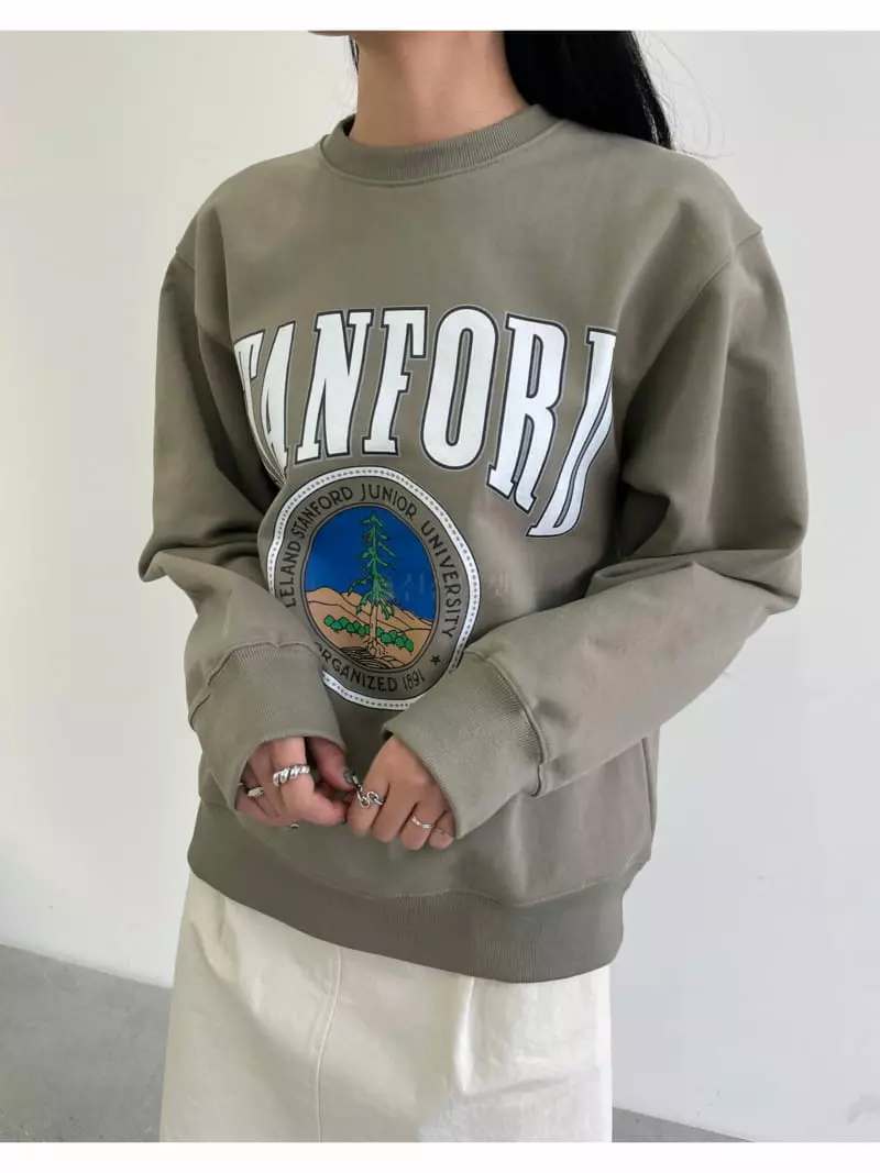 Waterbar - Korean Women Fashion - #womensfashion - Stanford Sweatshirt