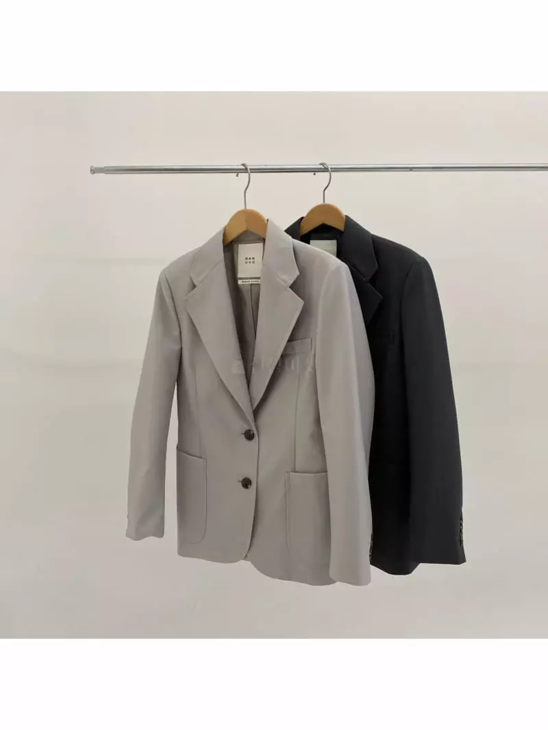 Waterbar - Korean Women Fashion - #momslook - Kady Two Button Jacket - 4