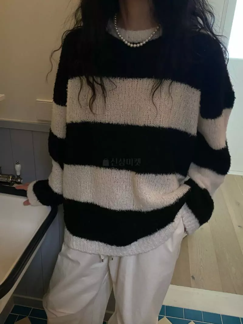 We Are - Korean Women Fashion - #momslook - Dessert Knit Tee - 2