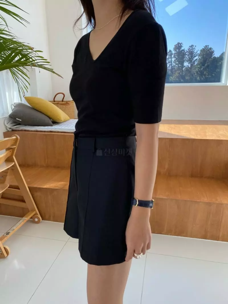 We Are - Korean Women Fashion - #momslook - Diagonal Tee - 3